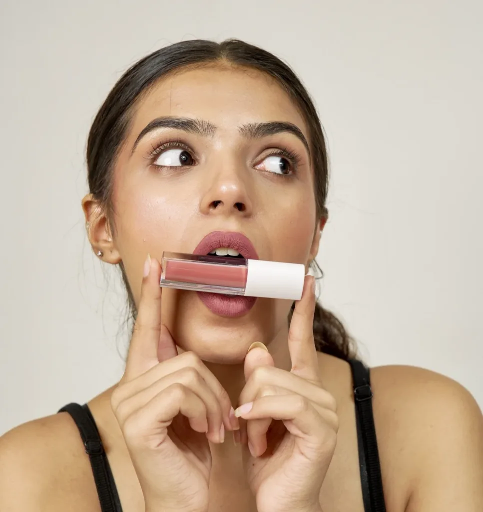 nude brown lipstick